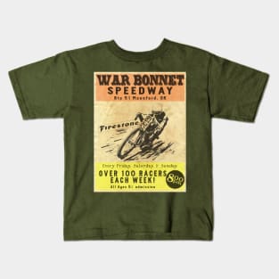 War Bonnet Speedway Kids T-Shirt